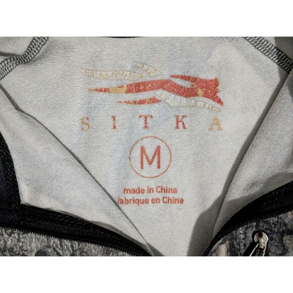 Sitka Mothwing Mountain Mimicry 2.0 Mens Medium Pullover 1/2 Zip Jacket - Picture 3 of 10